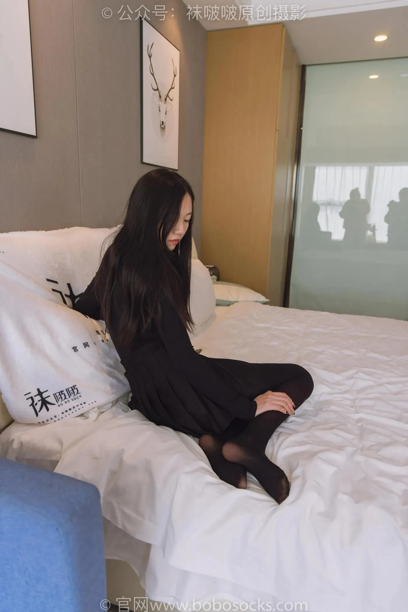 [BoBoSocks袜啵啵]NO.184 小甜豆-黑皮鞋、厚黑丝 [140P]插图9